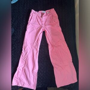 Pink flare ZARA jeans